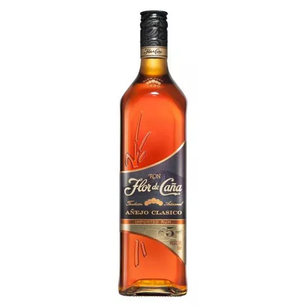 RON FLOR DE CAÑA 4 AÑOS DORADO
