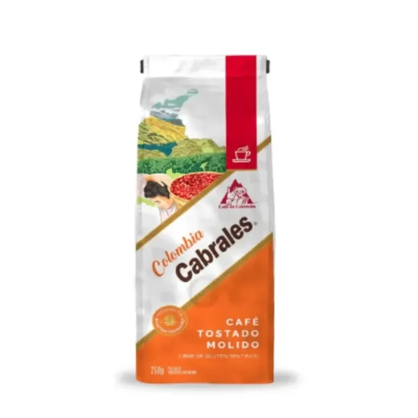 CABRALES CAFE COLOMBIA TOSTADO MOLIDO X 250
